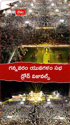 యువగళం గన్నవరం బహిరంగ సభలో భారీగా జనసందోహం