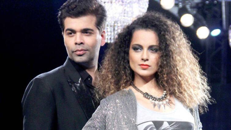 Karan Johar hints at patch up with Kangana Ranaut know all details Karan Johar: কঙ্গনার 'ইমার্জেন্সি' দেখতে আগ্রহী কর্ণ! 'ইমেজ মেকওভার' করতে চাইছেন পরিচালক, কটাক্ষ নেটিজেনদের