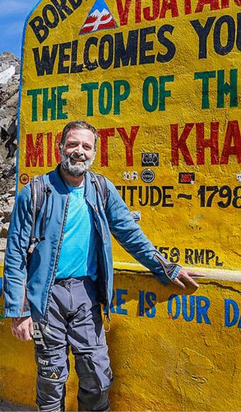 राहुल गांधी यांचा लडाख दौरा