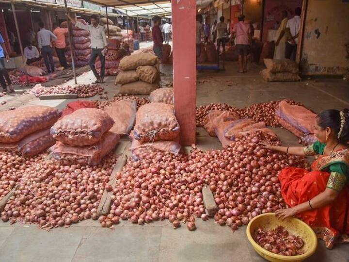 Maharashtra Central Govt imposes 40 percent duty on onion exports 140 containers of onions stuck in Jawaharlal Nehru Port Trust Onion Export Duty: केंद्र ने प्याज निर्यात पर लगाई 40 फीसदी ड्यूटी, जेएनपीटी में फंसे प्याज के 140 कंटेनर; भारी नुकसान की आशंका