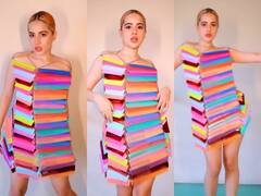 रोज इस्तेमाल करने वाली इस चीज़ से उर्फी जावेद ने बना डाली ये कूल ड्रेस, वीडियो देख हो जाएंगे इम्प्रेस