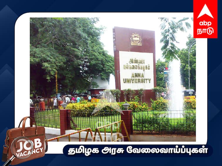 Anna University Recruitment University Colleges of Teaching Fellow Temporary Madras Institute of Technology Campus Anna University Recruitment: விண்ணப்பிக்க நாளை மறுநாள் கடைசி; அண்ணா பல்கலைக்கழகத்தில் ஆசிரியர் பணி!
