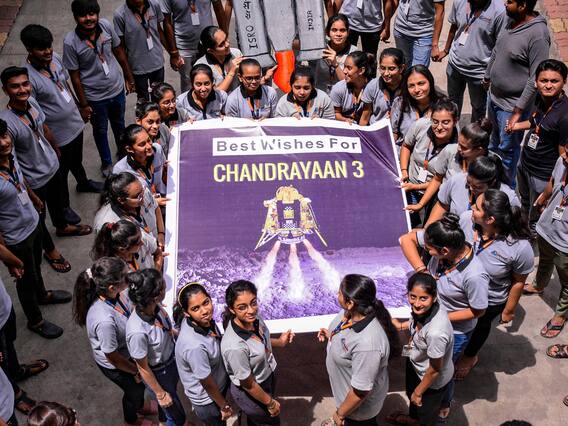 Puja, Namaaz To Art: Chandrayaan-3 Landing Excitement Unites India — In Pics