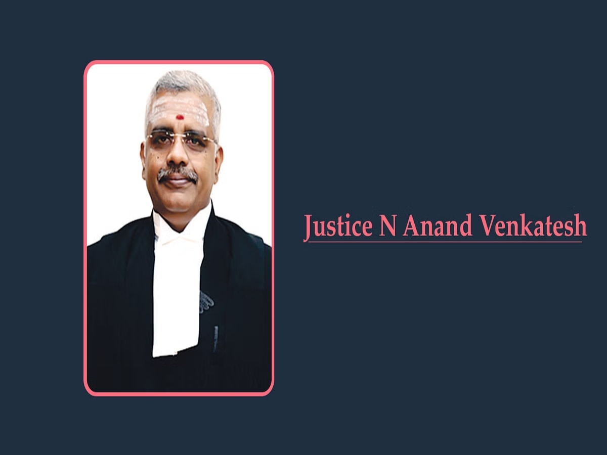 Who Is Justice Anand Venkatesh Madras High Court Justice DMK Ministers ...