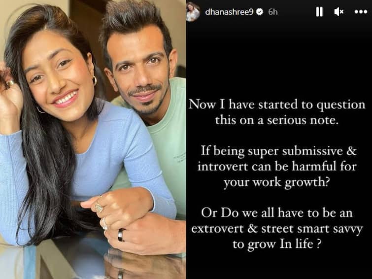 Do we all have to be like that to grow in life Chahals wife posted on Instagram about not having a place in the Asia Cup team ஆசியக்கோப்பையில் ஓரங்கட்டப்பட்ட சுழல் சூறாவளி.. ஆதங்கத்தை கொட்டித்தீர்த்த சஹால் மனைவி..!
