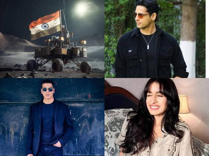 Chandrayaan 3: चांद पर पहुंचा भारत तो झूमे बॉलीवुड सितारे, अक्षय कुमार से लेकर श्रद्धा कपूर तक ने ऐसे जताई खुशी