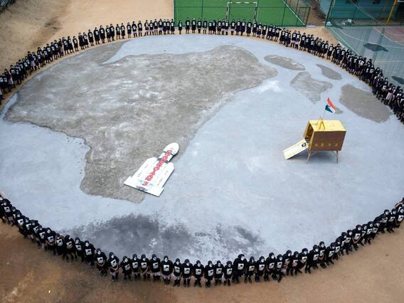 Puja, Namaaz To Art: Chandrayaan-3 Landing Excitement Unites India — In Pics