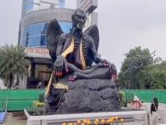 Weird News: ਰੱਬ ਜਾਂ ਸ਼ੈਤਾਨ? ਵਿਵਾਦਿਤ ਮੂਰਤੀ ਨੂੰ ਲੈ ਕੇ ਹੰਗਾਮਾ, ਦੇਖਦੇ ਹੀ ਮੰਗਣ ਲਗਦਾ ਕੁੱਤੇ-ਬਿੱਲੀ ਦੀ ਬਲੀ!