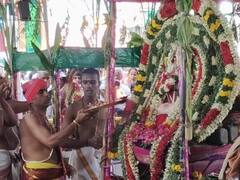 கரூர் பூஞ்சோலை மகா மாரியம்மன் கோயில் குடமுழுக்கு விழா - திரளான பக்தர்கள் பங்கேற்பு