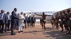 PM Narendra Modi Ceremonial Welcome In Johannesburg: జోహన్నెస్ బర్గ్ లో మోదీకి ఘనస్వాగతం