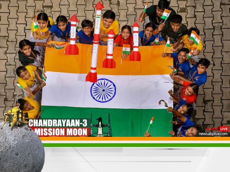 Chandrayaan-3 Lands On The Moon India Unites In Celebration School Children Dance Sweets Watch Video Dance, Sweets & Smiles: India Unites In Celebration As Chandrayaan-3 Successfully Lands On Moon. WATCH