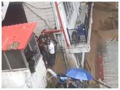 डरा देने वाला मंजर! जान बचाने के लिए ऑफिस की इमारत से कूदकर भागे लोग, बाल-बाल बची जान