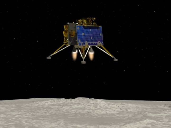 Chandrayaan 3 will land on the moon's land something like this will happen at that time watch video जैसे ही चांद की जमीन पर लैंड करेगा चंद्रयान-3, उस वक्त कुछ ऐसा होगा नजारा! देखें वीडियो