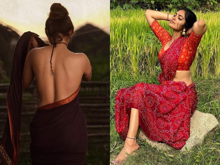 Anchor and actress Divi Shines with Backless Saree Style Divi Vadthya: ‘బిగ్ బాస్’ బ్యూటీ బోల్డ్ పిక్ - బ్యాక్ లెస్ శారీలో దివి అందాల విందు