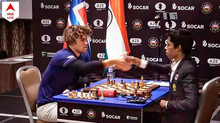 Chess World Cup: Praggnanandhaa will win if he triumphs against Magnus Carlsen today R Praggnanandhaa: কালো ঘুটি নিয়ে আজ জিতলেই ইতিহাস গড়বেন প্রজ্ঞাননন্দ, প্রার্থনায় গোটা দেশ
