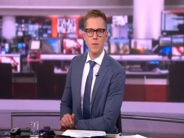BBC News Anchors Slip Of Tongue During Live Telecast Sparks Laughter WATCH BBC Anchor's Slip Of Tongue During Live Broadcast Sparks Laughter. WATCH