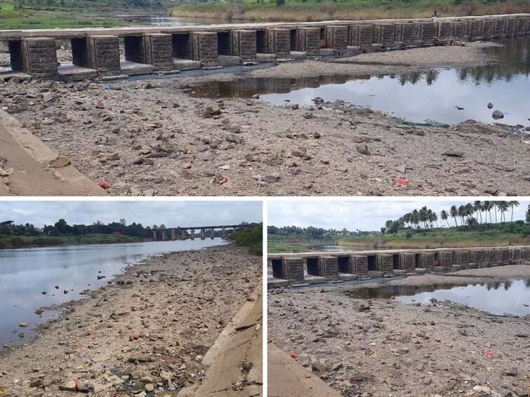 sangli news the water level of the Krishna River has come down which witnessing floods in the month of August last four years मागील चार वर्षांपासून ऑगस्ट महिन्यात पूर पाहणाऱ्या कृष्णा नदीची यंंदा पाणी पातळी खालावली; सांगली जिल्ह्यातील पूर्व भागावर दुष्काळाचे संकट