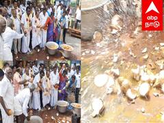 108 தேங்காயுடன் ஆஞ்சநேயர் கோயிலுக்கு வந்த அதிமுகவினர்..! காஞ்சிபுரத்தில் இப்படி ஒரு சம்பவம்..!