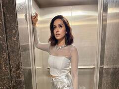 Shraddha Kapoor Picks Silver-Toned Ensemble For Her Night-Out Look; See Pics