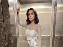 Shraddha Kapoor Looks Over The Moon In Her Silver Party Pants And