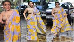 Uorfi Javed ਨੇ ਸਾੜੀ ਪਹਿਨ ਕੇ ਫੈਨਜ਼ ਨੂੰ ਦਿਖਾਇਆ ਆਪਣਾ ਦੇਸੀ ਲੁੱਕ, ਸਟ੍ਰੈਪਲੇਸ ਬਲਾਊਜ਼ 'ਤੇ ਟਿਕੀਆਂ ਸਭ ਦੀਆਂ ਨਜ਼ਰਾਂ