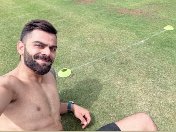Virat Kohli complete yoyo test with score of 17.2 before Asia Cup 2023 watch viral photo Virat Kohli: एशिया कप से पहले यो-यो टेस्ट पास कर बेहद खुश दिखे किंग कोहली, जानें कितना किया स्कोर 