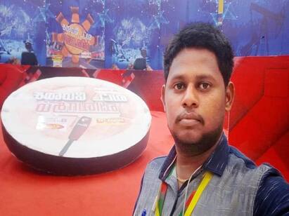 Puthiya Thalaimurai TV Nellai Cameraman Shankar died in a road accident Cameraman Shankar : ‘பிறந்தநாள் கொண்டாட காத்திருந்த குழந்தை, வீட்டிற்கு வராத அப்பா’ விபத்தில் உயிரிழந்த செய்தியாளர் சங்கர்..!