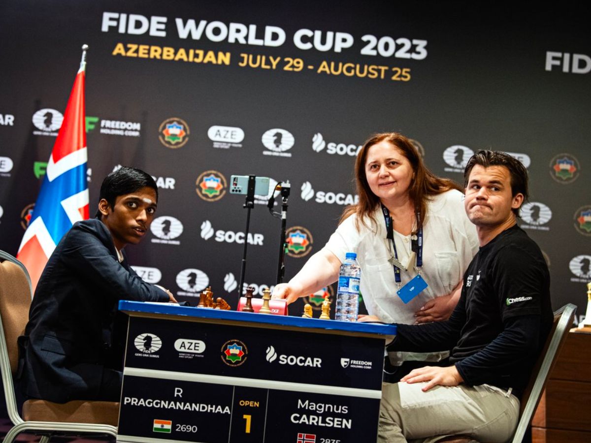 Wholesome2023: When India's Praggnanandhaa Almost Pinned Magnus Carlsen On  Chess's World Stage