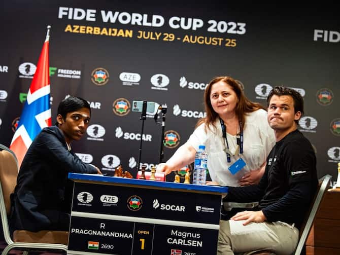 Touching moment Indian chess champion R Praggnanandhaa's mum realises  18-year-old son will play in world final