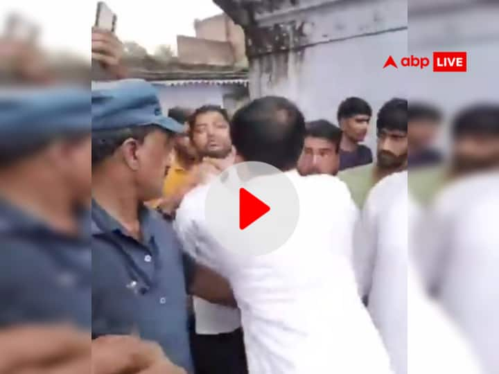 BJP attacks Lalu Yadav on RJD leader Tej Pratap Yadav viral video post Viral Video: तेज प्रताप यादव ने किसकी पकड़ ली गर्दन? BJP बोली- लालू के लाल ने RJD कार्यकर्ताओं को मारकर किया बेहाल