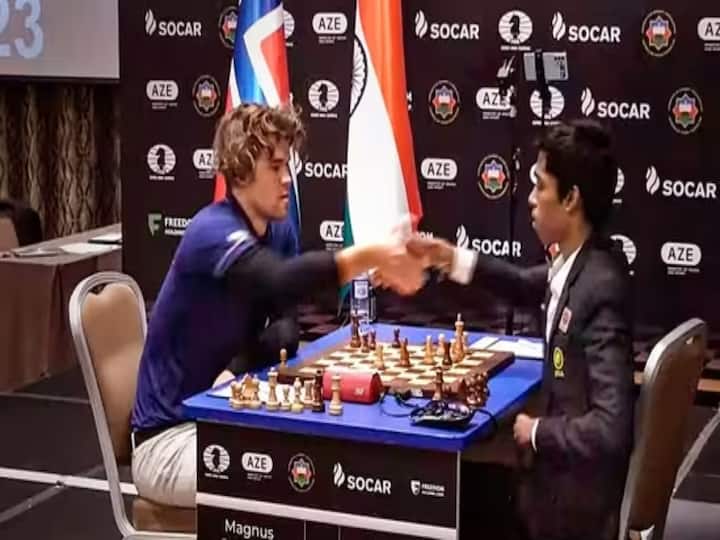 Chess World Cup final: After two draws how will Chess World Cup final be decided champion Praggnanandhaa vs Magnus Carlsen Chess World Cup final: யார்தான் சாம்பியன்? இன்று Tie - பிரேக்கரில் மோதும் பிரக்ஞானந்தா - கார்ல்சென்! இதுவும் டை ஆனா என்ன ஆகும்?