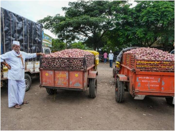 nashik  Onion auctions resumed and then stopped after some time in few apmc Nashik: वादे के मुताबिक नहीं मिली प्याज की कीमत, नाराज किसानों ने मंडियों में नीलामी फिर रोक दी