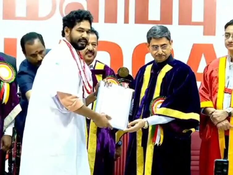 Music Composer Hip Hop Adhi Received PhD in Bharathiar University- TNN Hip Hop Adhi: முனைவர் பட்டம் பெற்ற இசையமைப்பாளர் ஹிப் ஹாப் ஆதி ; எதற்காக தெரியுமா?