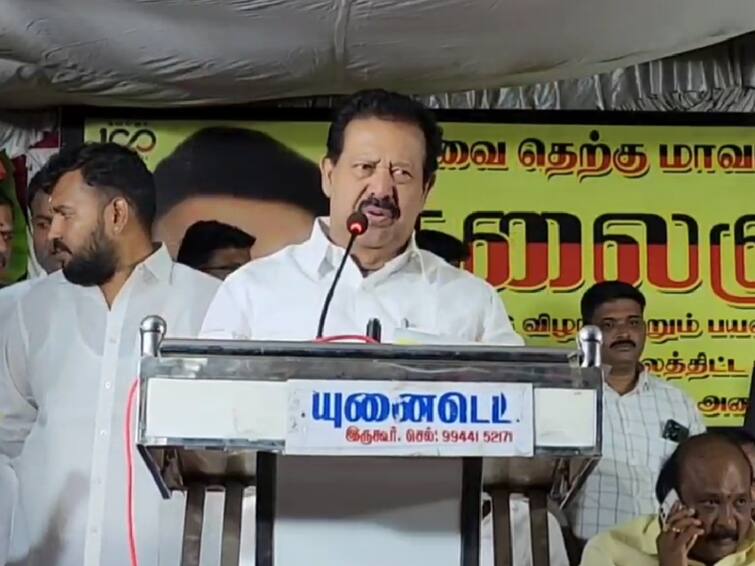 Minister Ponmudi alleges that the Prime Minister refuses to go to Manipur despite Chandrayaan landing on the moon 'சந்திரயான் நிலவில் தடம் பதித்தாலும் பிரதமர் மணிப்பூர் செல்ல மறுக்கிறார்' - அமைச்சர் பொன்முடி