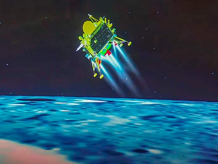 Screenshot showing Chandrayaan-3's phases of landing on the Moon's surface. The lander and rover are designed to operate for 14 Earth days to study the surroundings there. (Image Source: PTI)