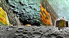 Vikram Lander Captures Moon Before Touchdown: టచ్ డౌన్ కు ముందు ల్యాండర్ తీసిన వీడియో