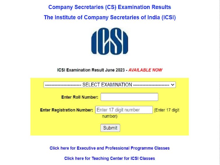 ICSI CS Result 2023: Professional Programme Result Declared, Check Direct Link ICSI CS Result 2023: Professional, Executive Programme Result Declared, Check Direct Link