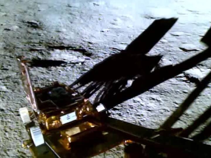 isro chandrayaan 3 pragyan rover ramp vikram lander india lunar south pole moon mission WATCH: Pragyan Rover Rolls Down Ramp From Chandrayaan-3 Lander For Lunar Surface Operations