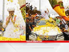 Ajit Pawar : पिंपरी चिंचवडमध्ये अजित पवारांचे जंगी स्वागत, ढोल ताशाच्या गजरात कार्यकर्त्यांचे शक्तीप्रदर्शन