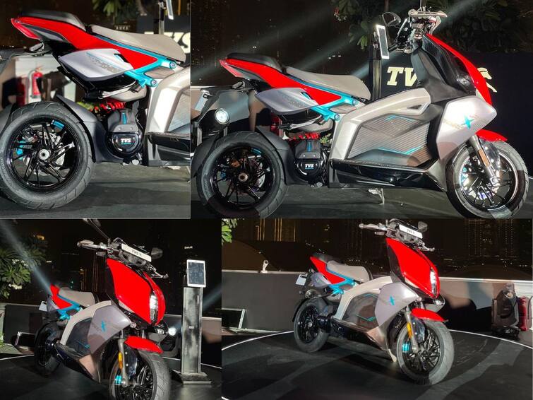 TVS X Electric Scooter Launched in India at price tag 2,49,900 with sports look TVS X Electric Scooter: ஸ்போர்ட்ஸ் லுக்கில் டிவிஎஸ் எக்ஸ் மின்சார ஸ்கூட்டர்.. அசத்தலான அவுட் லுக், அச்சுறுத்துகிறதா விலை?
