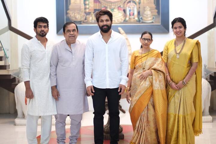 అక్కడ కొత్త దంపతులను చూసి వారిని ఆశీర్వదించారు.
