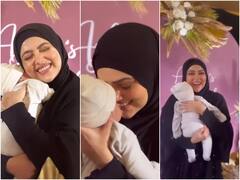 अपने न्यू बॉर्न बेटे पर प्यार लुटाते सना खान ने शेयर की वीडियो, फैंस से बच्चों को ये तीन चीजें सीखाने की गुजारिश भी की