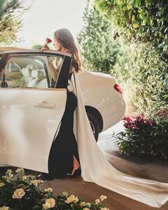 Malaika Arora Poses In A Black One-Shoulder Dress