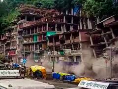 Himachal Landslide: हिमाचल प्रदेशच्या कुल्लू जिल्ह्यातील अन्नी शहरात भूस्खलन, अनेक घरे कोसळली