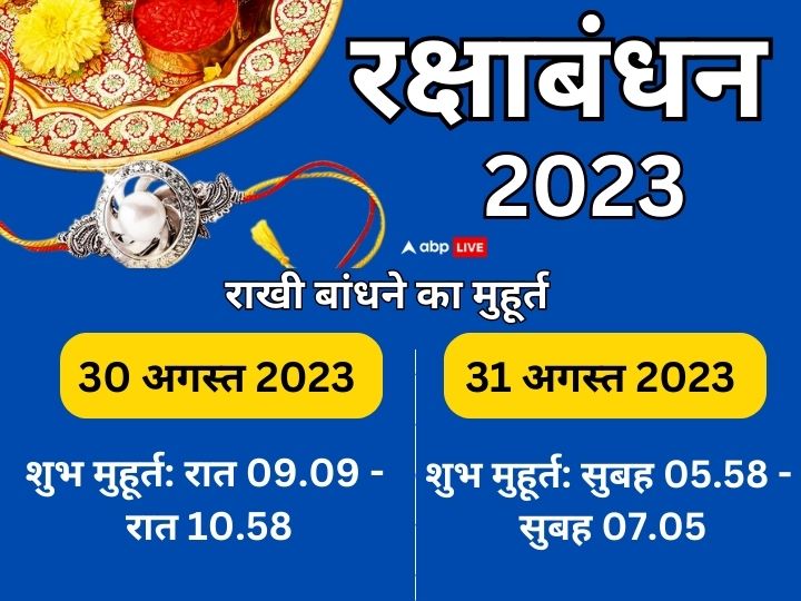 Raksha Bandhan 2023: 30 और 31 अगस्त दोनों दिन मनेगा रक्षाबंधन, जानें दोनों दिन राखी बांधने के शुभ मुहूर्त