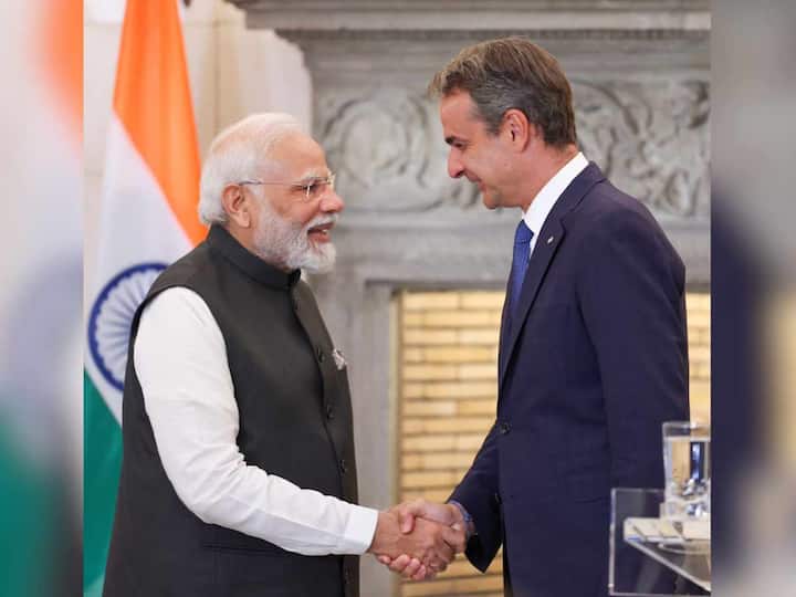 Prime Minister Narendra Modi described India and Greece as a 