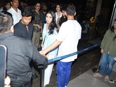 बेस्टी अनन्या पांडे-आयुष्मान की फिल्म Dream Girl 2 देखने पहुंचीं नव्या नवेली नंदा से लेकर Suhana Khan और शनाया कपूर, ग्लैम लुक में ढाया कहर