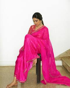 Priyanka Mohan Photos : పింక్ శారీలో పవన్ కళ్యాణ్ 'ఓజీ' హీరోయిన్ - కొత్త ఫోటోలు చూశారా?