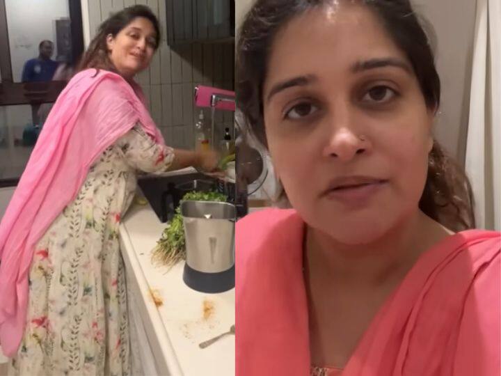 shoaib ibrahim wife dipika kakar Vlog Actress shared How to keep yourself healthy after delivery डिलीवरी के बाद ऐसे खुद को हेल्दी रख रही हैं Dipika Kakar, व्लॉग में फैंस के साथ शेयर की पंजीरी बनाने की रेसिपी
