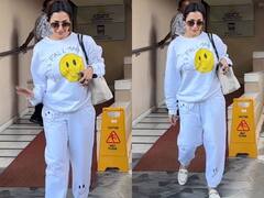 अर्जुन कपूर से ब्रेकअप की खबरों की बीच मलाइका ने पहनी स्पेशल मैसेज लिखी स्वेटशर्ट, पढ़कर फैंस हुए परेशान